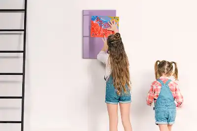 Írható mágneses tábla lila színben