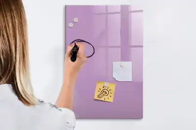 Írható mágneses tábla lila színben