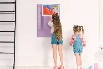 Írható mágneses tábla lila színben