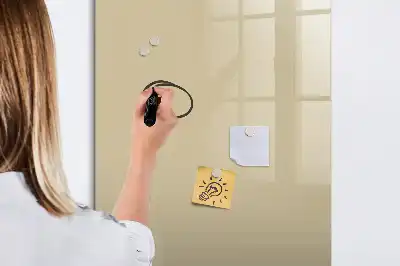 Írható mágneses tábla bézs színben
