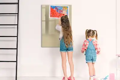 Írható mágneses tábla bézs színben