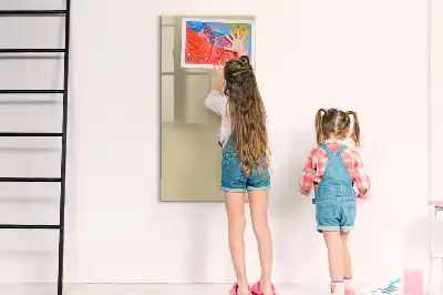 Írható mágneses tábla bézs színben