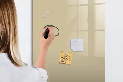 Írható mágneses tábla bézs színben