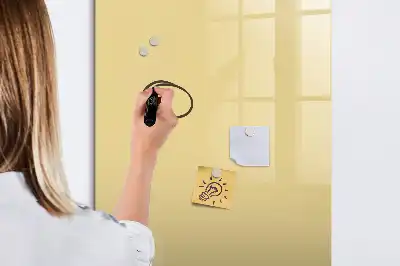 Törölhető tábla krém színű