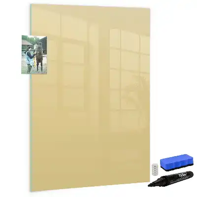 Törölhető tábla krém színű