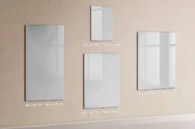 Írható mágneses tábla sötétfehér színű