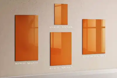 Törölhető tábla narancssárga színű