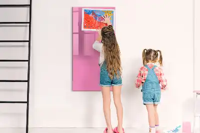 Írható mágneses tábla rózsaszín színben