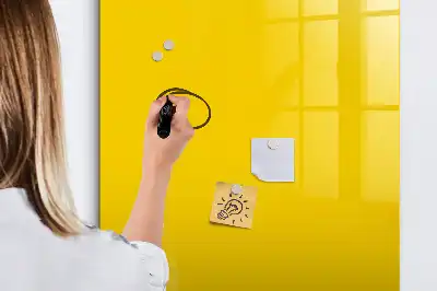 Törölhető tábla világossárga színű