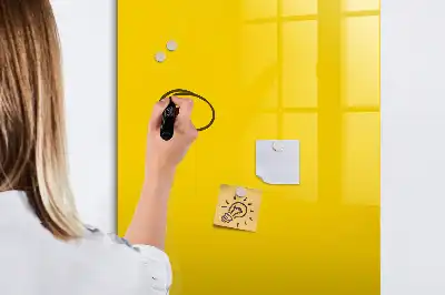 Törölhető tábla világossárga színű