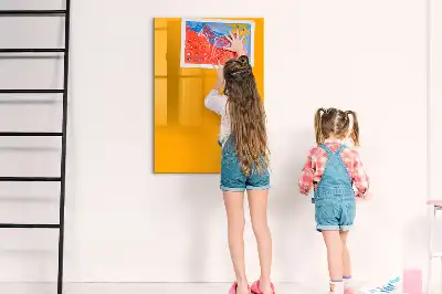 Írható mágneses tábla aranysárga színben