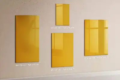 Írható mágneses tábla aranysárga színben