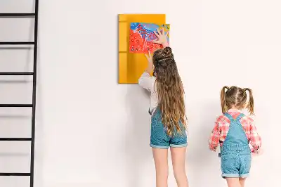 Írható mágneses tábla aranysárga színben
