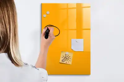 Írható mágneses tábla aranysárga színben