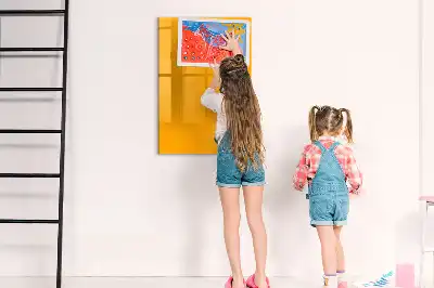 Írható mágneses tábla aranysárga színben