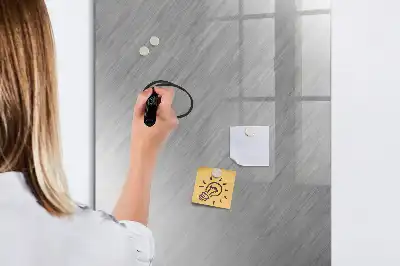 Írható mágneses tábla fémes csillogású kivitelben
