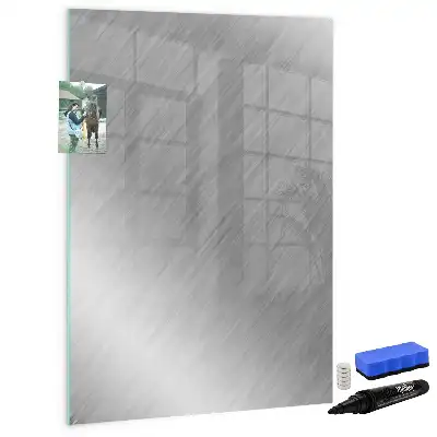 Írható mágneses tábla fémes csillogású kivitelben