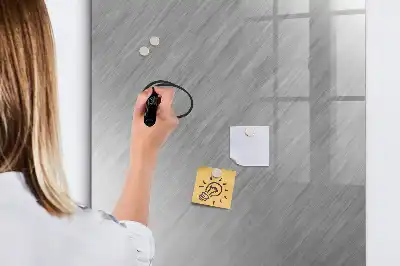 Írható mágneses tábla fémes csillogású kivitelben