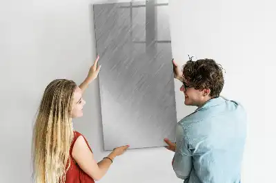 Írható mágneses tábla fémes csillogású kivitelben