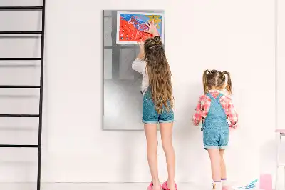 Írható mágneses tábla fémes csillogású kivitelben