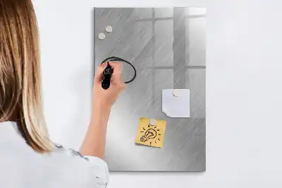 Írható mágneses tábla fémes csillogású kivitelben