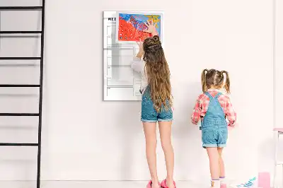 Heti étkezési tervező írható mágneses tábla