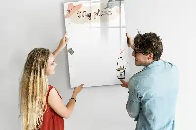 Törölhető tábla terveim mintával