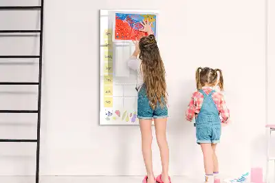 Heti étkezési tervező írható mágneses tábla