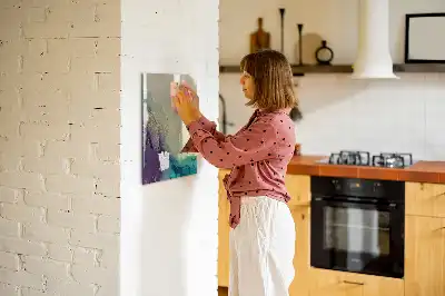 Írható mágneses tábla színes márvány mintával
