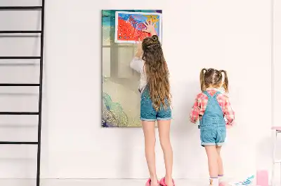 Törölhető tábla színes márvány mintás
