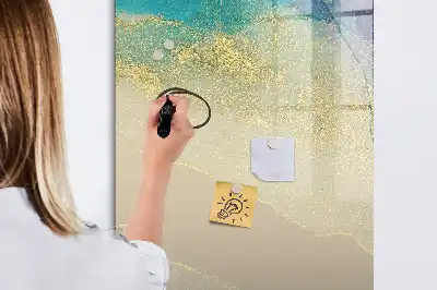 Törölhető tábla színes márvány mintás