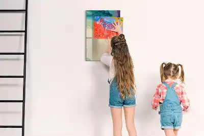 Törölhető tábla színes márvány mintás