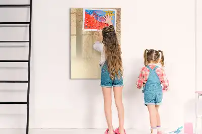 Törölhető tábla pálmalevelek árnyéka mintával
