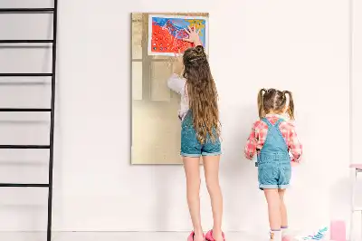Törölhető tábla pálmalevelek árnyéka mintával