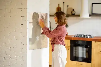 Törölhető tábla pálmalevelek árnyéka mintával
