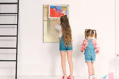 Törölhető tábla pálmalevelek árnyéka mintával