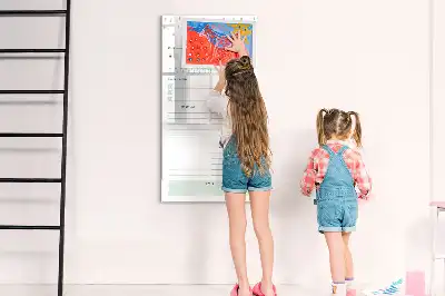 Írható mágneses tábla napi terv típusú
