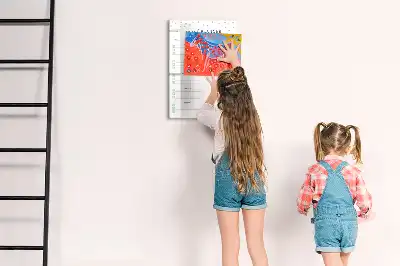 Írható mágneses étkezési tervező tábla mágneses kivitelben