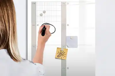 Heti tervező mágneses tábla írható felületű