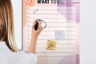Törölhető tábla elvégzendő feladatok listája