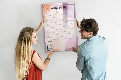 Törölhető tábla elvégzendő feladatok listája