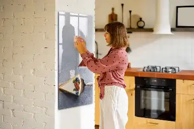 Írható mágneses tábla egy szelet torta formájú