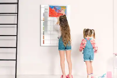 Írható mágneses heti étkezési tervező tábla heti étkezési terv