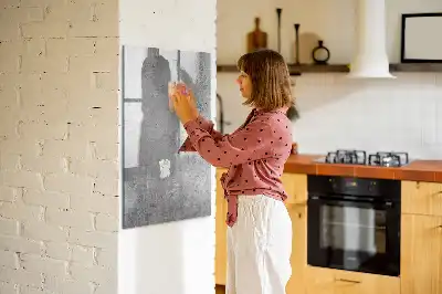 Törölhető tábla világos beton mintázatú