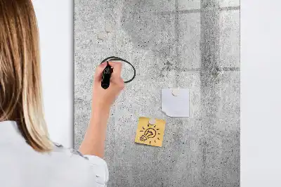 Törölhető tábla világos beton mintázatú