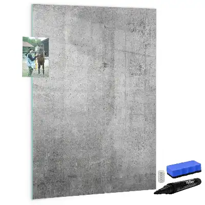 Törölhető tábla világos beton mintázatú