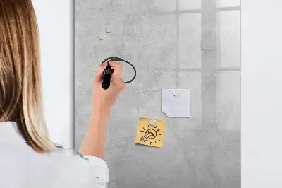 Írható mágneses tábla világos beton színű