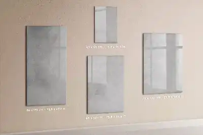 Írható mágneses tábla világos beton színű