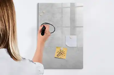 Írható mágneses tábla világos beton színű