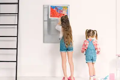 Írható mágneses tábla világos beton színű